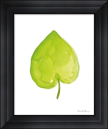 Framed Fresh and Green III Print