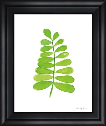 Framed Fresh and Green II Print