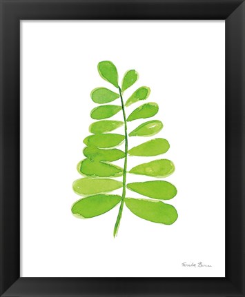 Framed Fresh and Green II Print