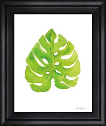 Framed Fresh and Green I Print