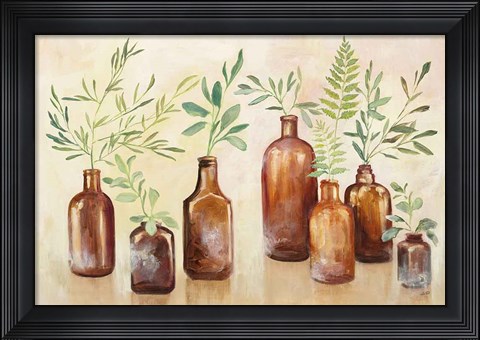 Framed Woodland Still Life I Print