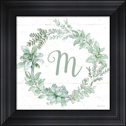 Framed Farmhouse Cotton X v2 Sage Print