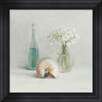 Framed Light White Flower Spa Print