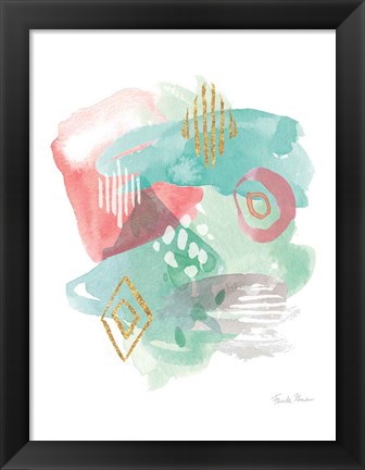 Framed Faridas Abstract III v2 Print