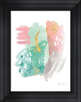 Framed Faridas Abstract I v2 Print