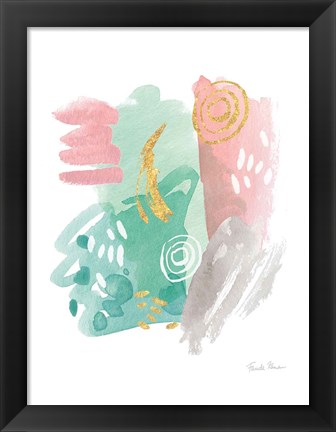 Framed Faridas Abstract I v2 Print