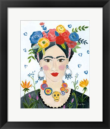 Framed Homage to Frida II Bright Print