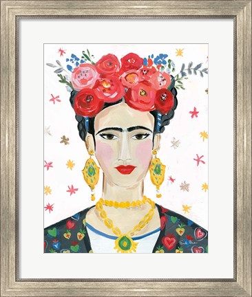 Framed Homage to Frida Bright Print