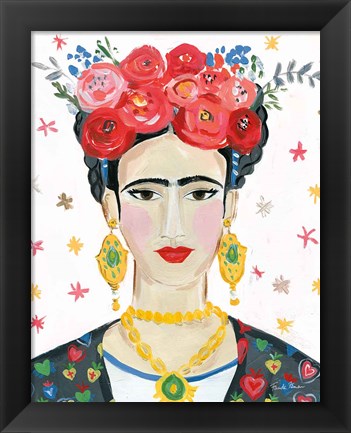 Framed Homage to Frida Bright Print