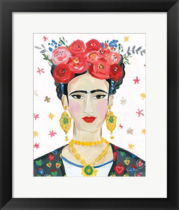 Framed Homage to Frida Bright Print