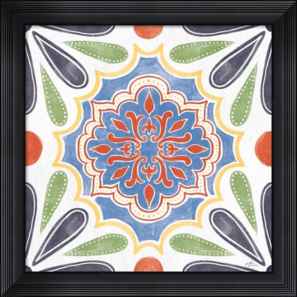 Framed Boho Field VIII Bright Print