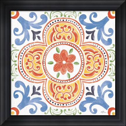 Framed Boho Field VI Bright Print