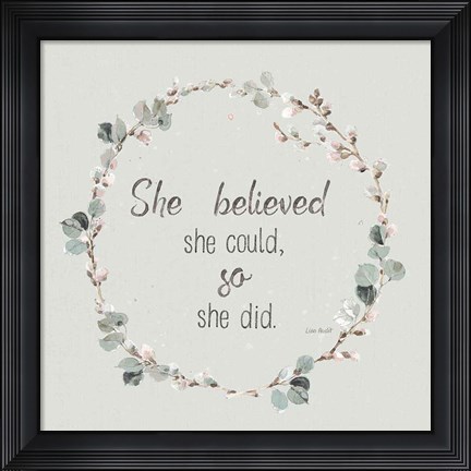 Framed Country Weekend XXVI v2 Sage Print
