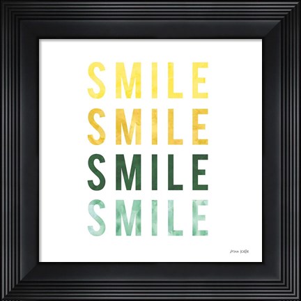 Framed Smile Smile Print