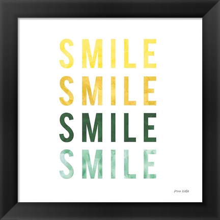 Framed Smile Smile Print