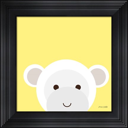 Framed Cuddly Monkey Print