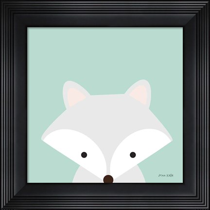Framed Cuddly Fox Print