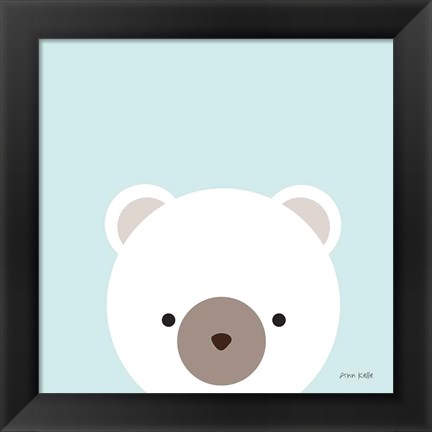 Framed Cuddly Bear Print