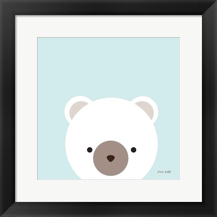 Framed Cuddly Bear Print