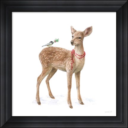 Framed Woodland Celebration VI on White Print
