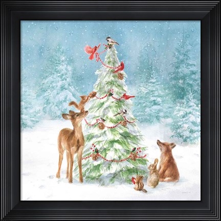 Framed Woodland Celebration II Print