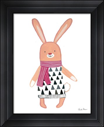 Framed Neighborhood Pals IX Pink Print