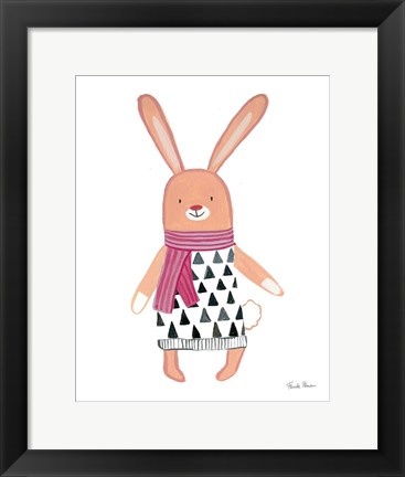 Framed Neighborhood Pals IX Pink Print