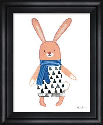 Framed Neighborhood Pals IX Blue Print