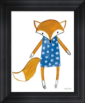 Framed Neighborhood Pals VI Blue Print