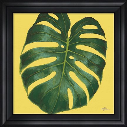 Framed Welcome to Paradise XIII Yellow Print