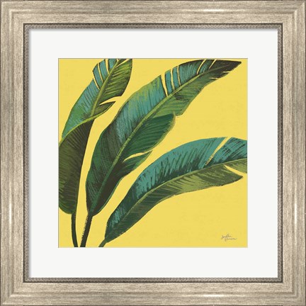 Framed Welcome to Paradise XI Yellow Print