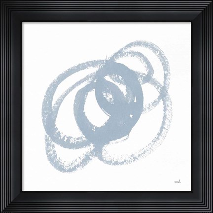 Framed Scribbly Spring IV Print