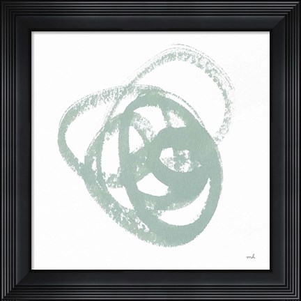 Framed Scribbly Spring III Print