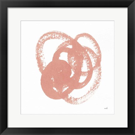 Framed Scribbly Spring II Print