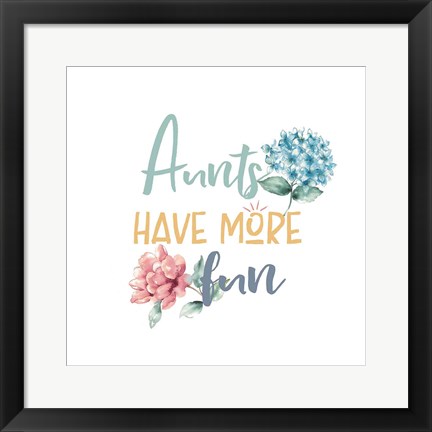 Framed Bloom Aunt Inspiration II Print