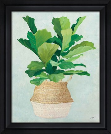 Framed Woven Palm II Print