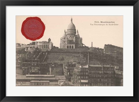 Framed Montmartre Print