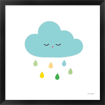 Framed Sleepy Cloud I Print