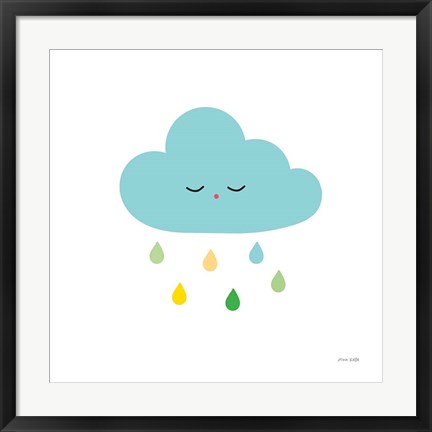 Framed Sleepy Cloud I Print