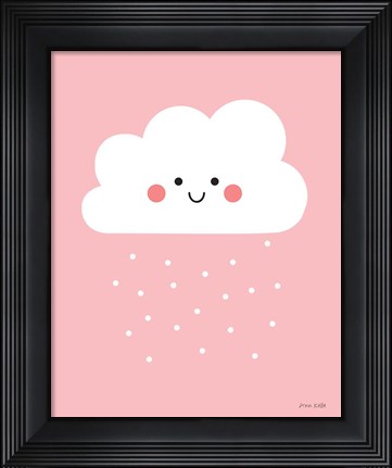 Framed Happy Cloud I Print