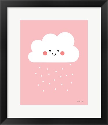 Framed Happy Cloud I Print