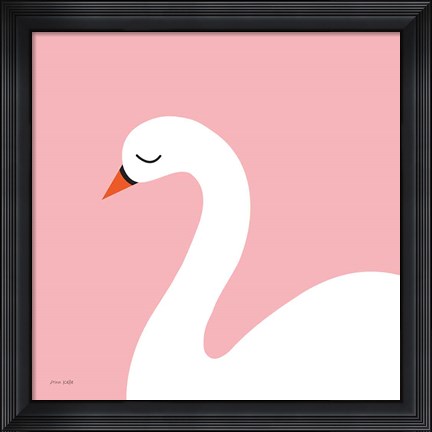 Framed Swan Print