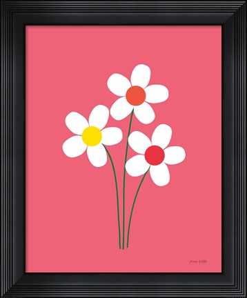 Framed Daisies I Print