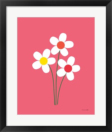 Framed Daisies I Print