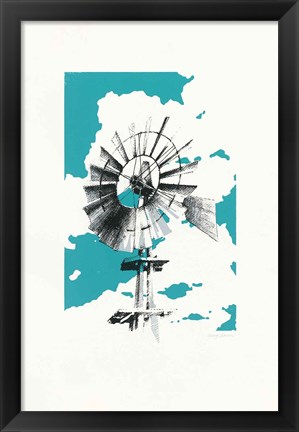 Framed Texas Wind Print