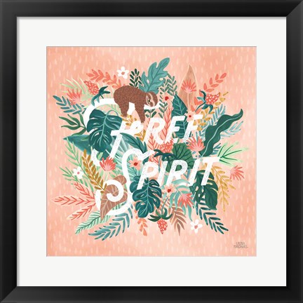 Framed Jungle Hangout IV Print