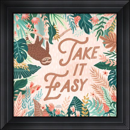 Framed Jungle Hangout III Print