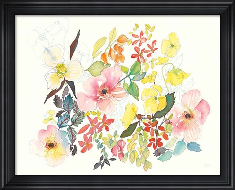 Framed Citrus Summer V Print