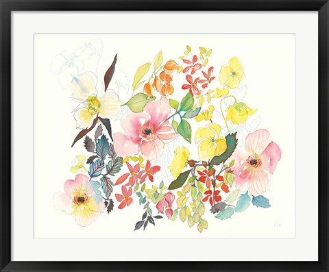 Framed Citrus Summer V Print