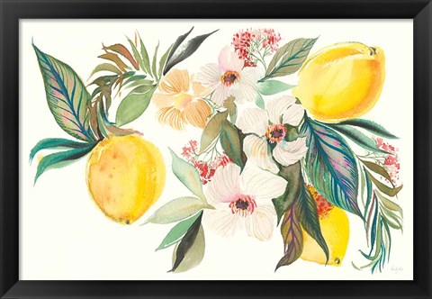 Framed Citrus Summer I Print